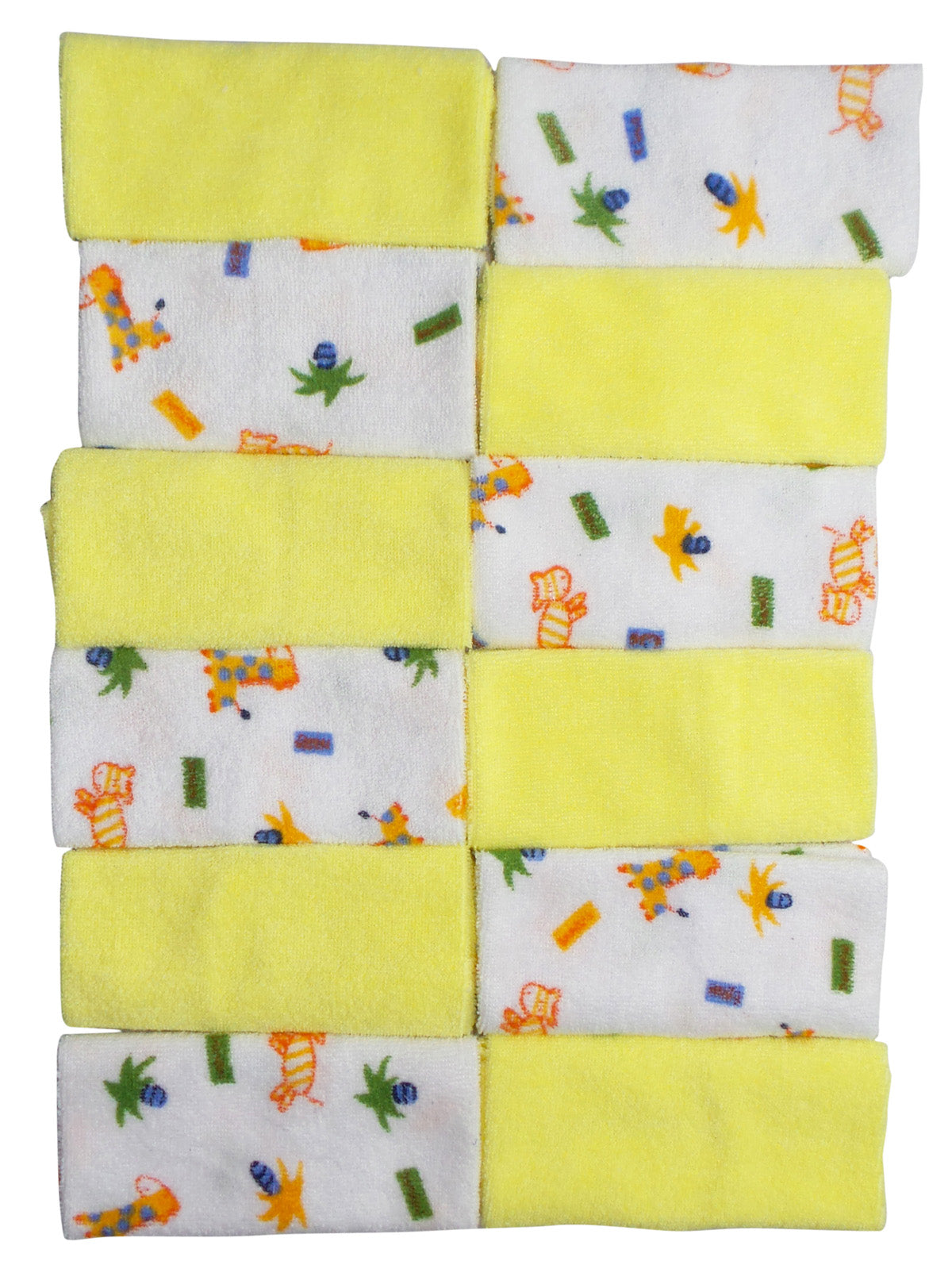 Twelve Piece Wash Cloth Set