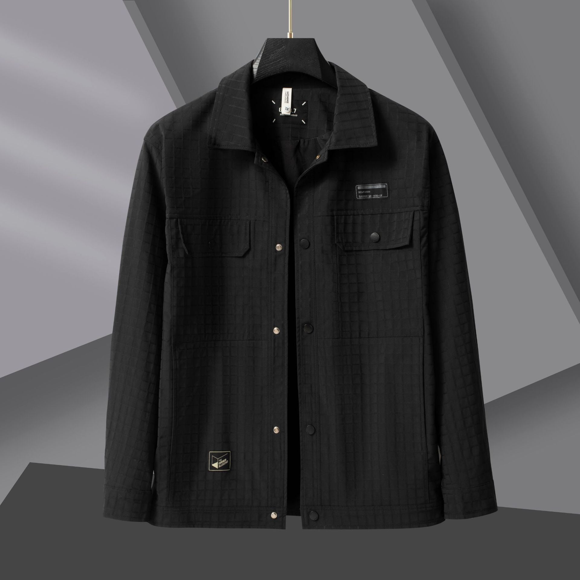 Plus-sized Size Plaid Jacket For Men