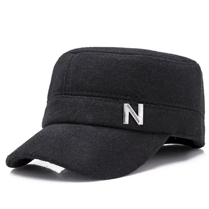 Flat top men's cap