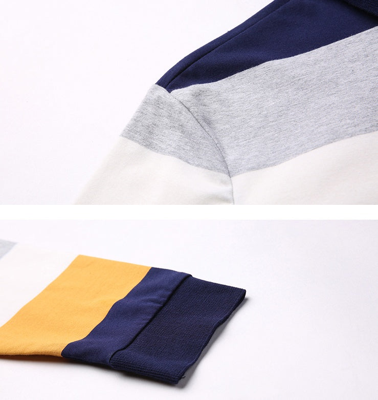 Casual Men's Slim Stripe T-shirt Clothing Tops