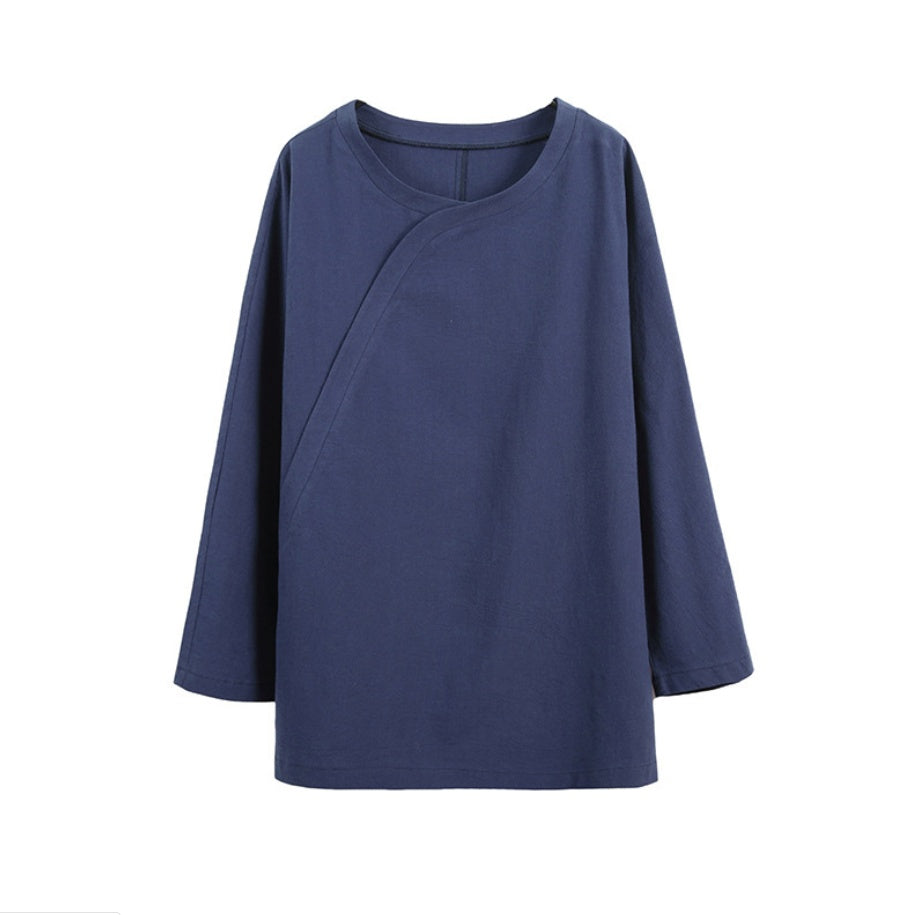 Chinese style long-sleeved T-shirt men's clothing