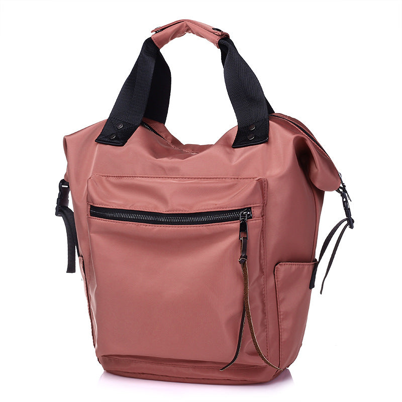 Fashion Nylon Waterproof Backpack Women Large Capacity Schoolbags