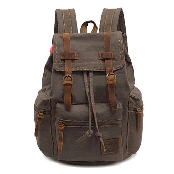 men's backpack vintage canvas backpack
