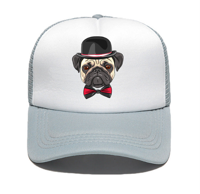 Peaked cap spring and summer net cap