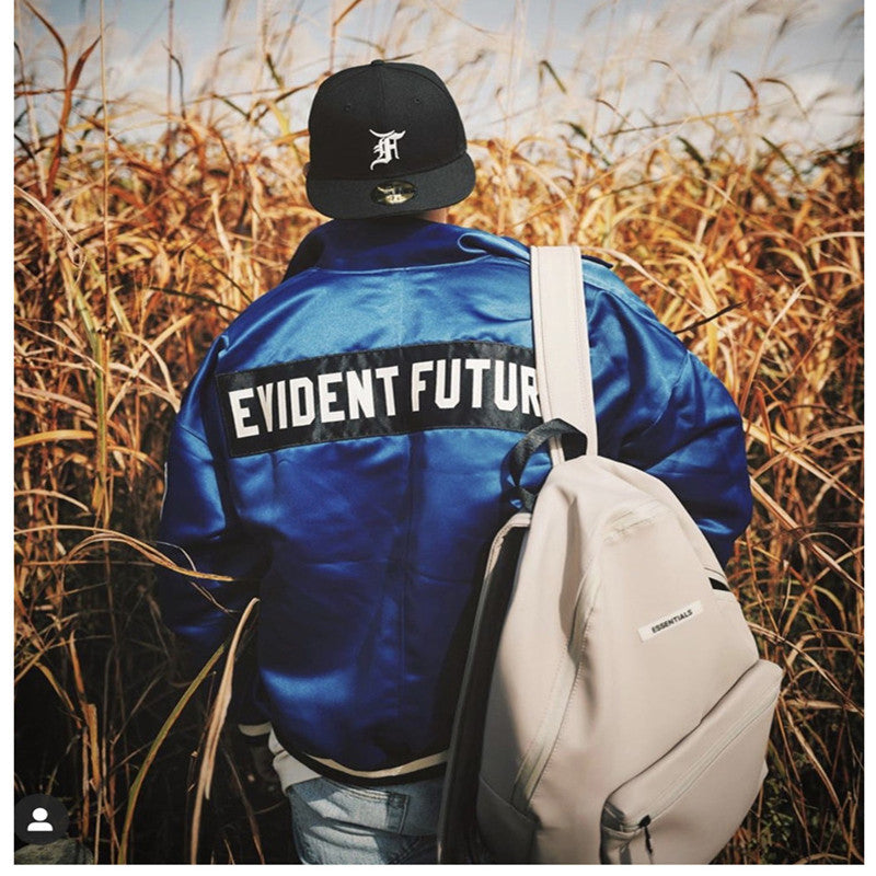 Double line backpack casual backpack