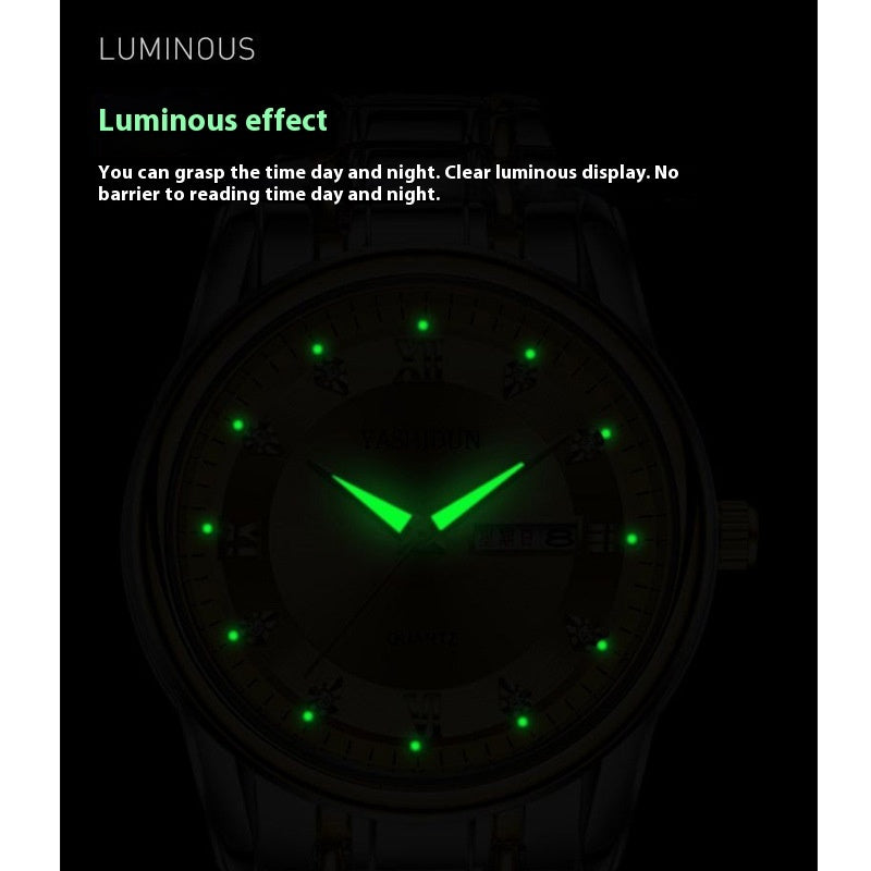 Large Digital Waterproof Quartz Digital Watch Men