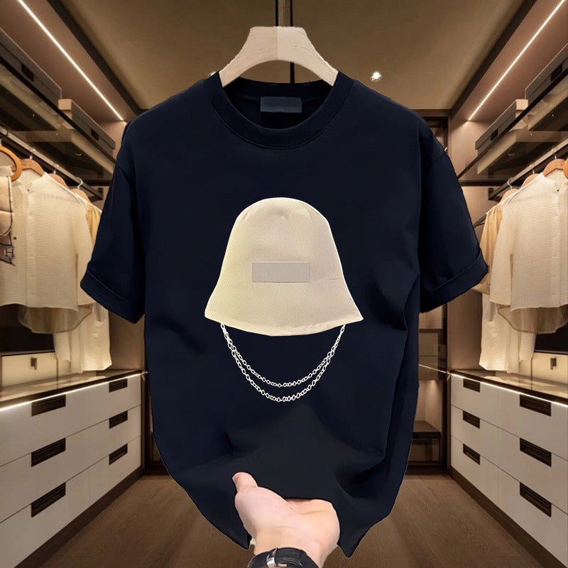 Men's Clothing Versatile Half Sleeve T-shirt