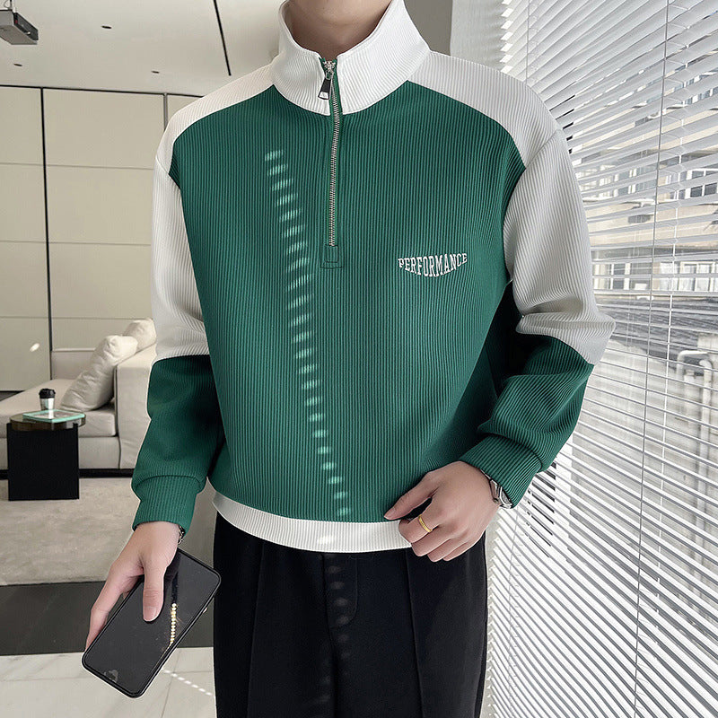 Men's Four Seasons Half-Zip Cotton Jacket