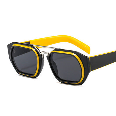 Men's Personality Trend Sunglasses Retro Color Sunglasses
