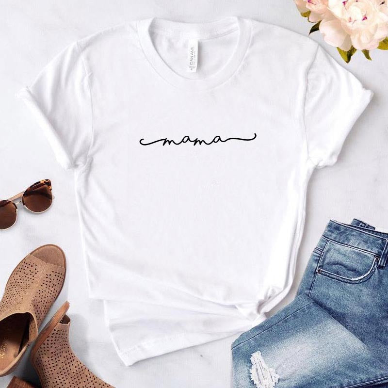 Printed T-shirt Short-sleeved Women's Clothing
