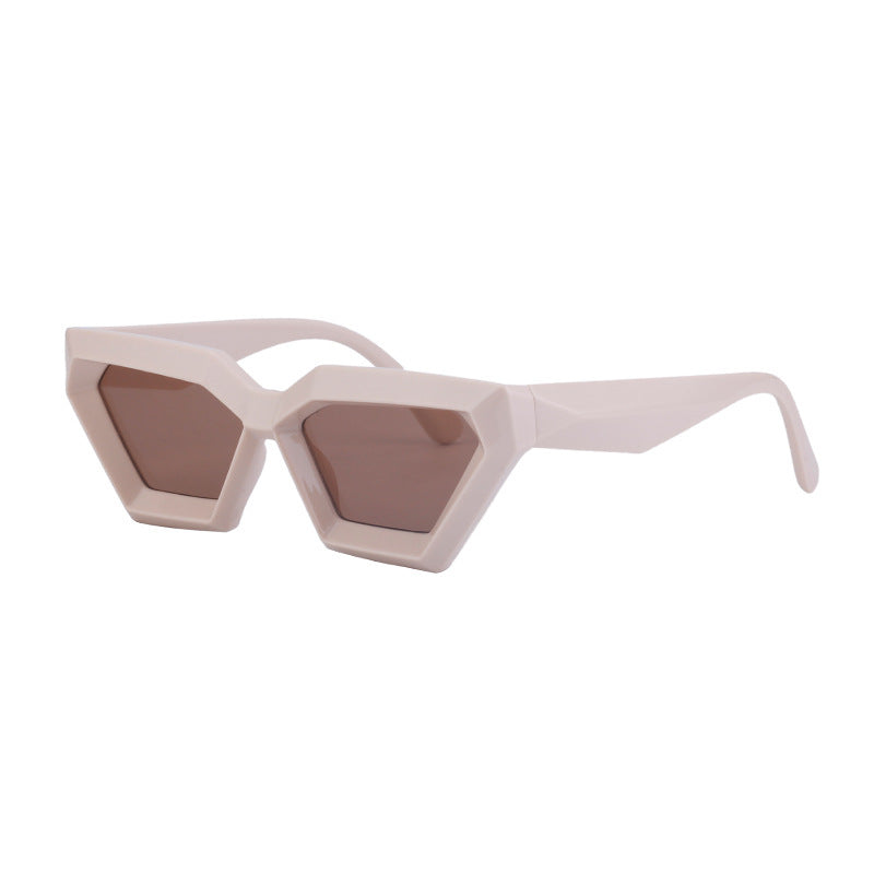 Small Frame Sunglasses Irregular Cat Eye Sunglasses