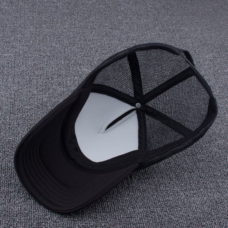 Breathable mesh baseball cap