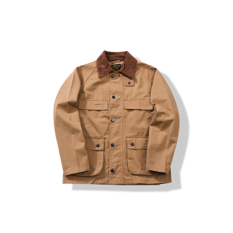 Stitching Multi-functional Workwear Jacket For Men