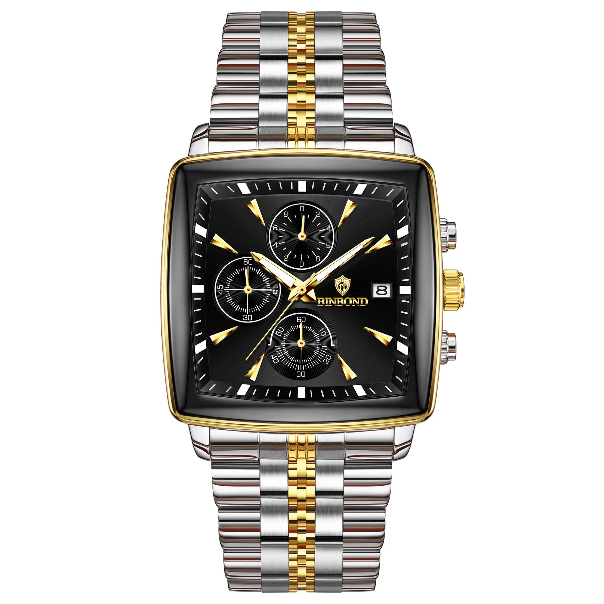 Men's Multi-functional Timing Luminous Waterproof Quartz Watch