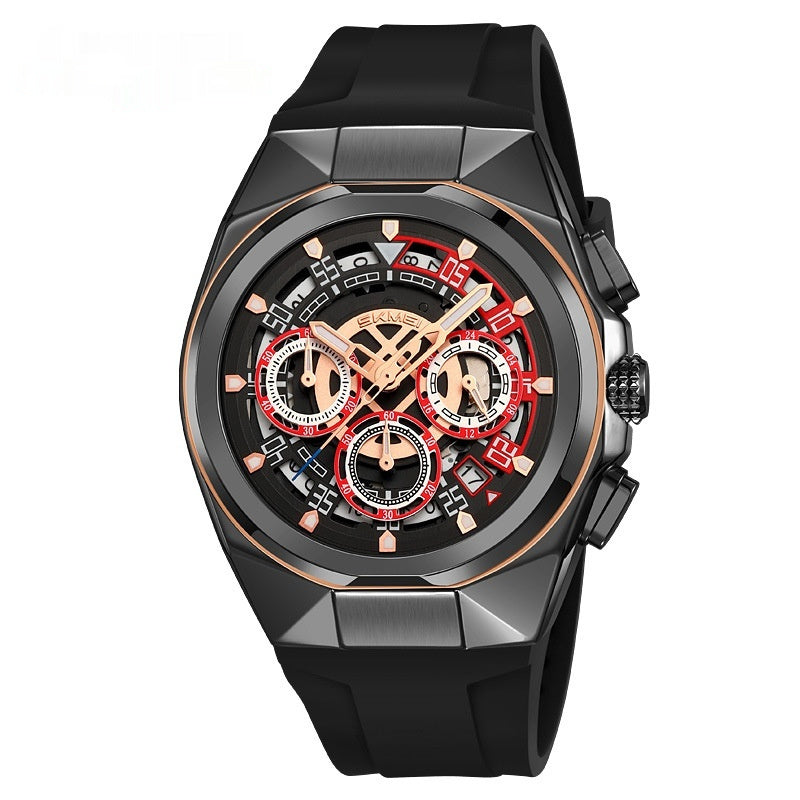 Hollow Sheet Plate Multifunctional Non-mechanical Watch