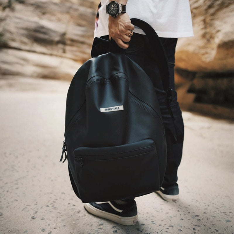 Double line backpack casual backpack