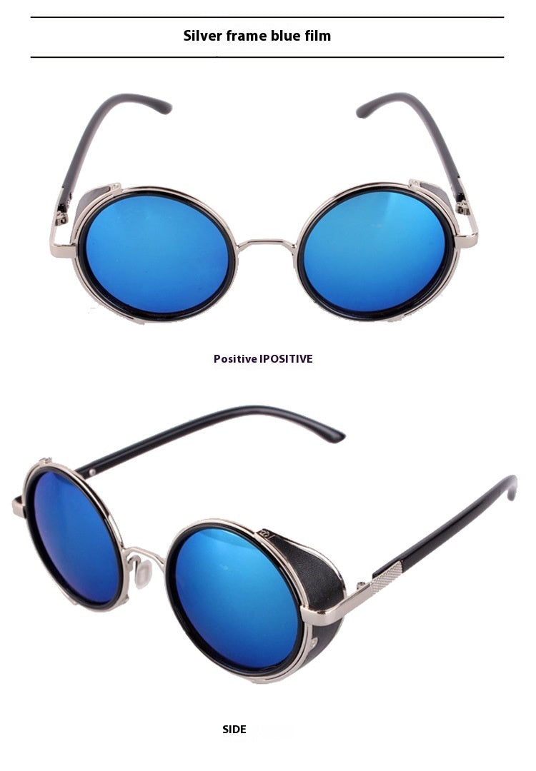 Round Retro Sunglasses Fashion UV Protection Sunglasses