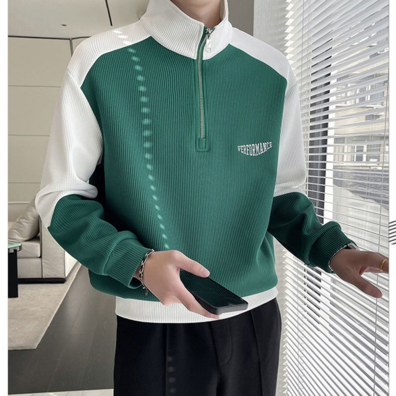 Men's Four Seasons Half-Zip Cotton Jacket