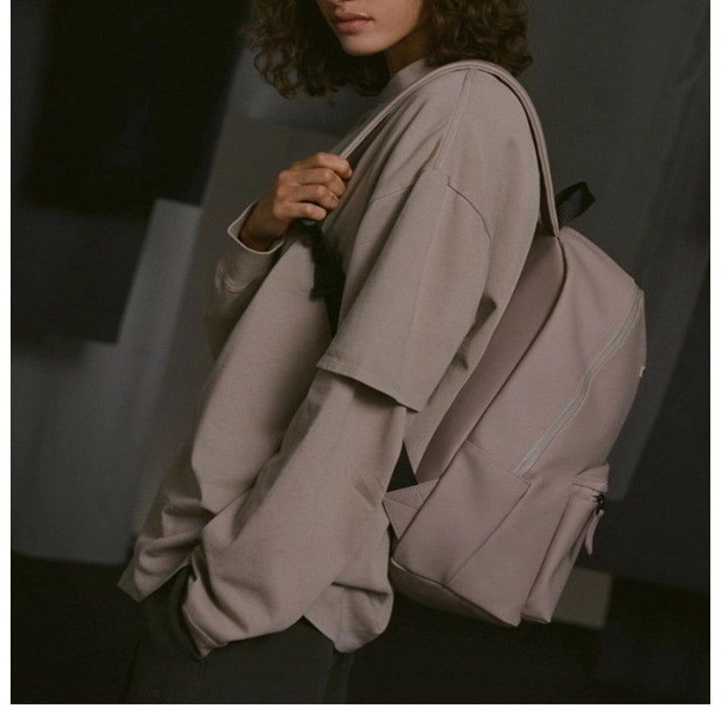 Double line backpack casual backpack