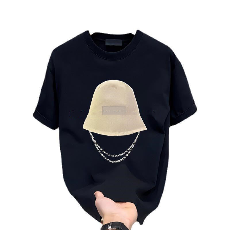 Men's Clothing Versatile Half Sleeve T-shirt