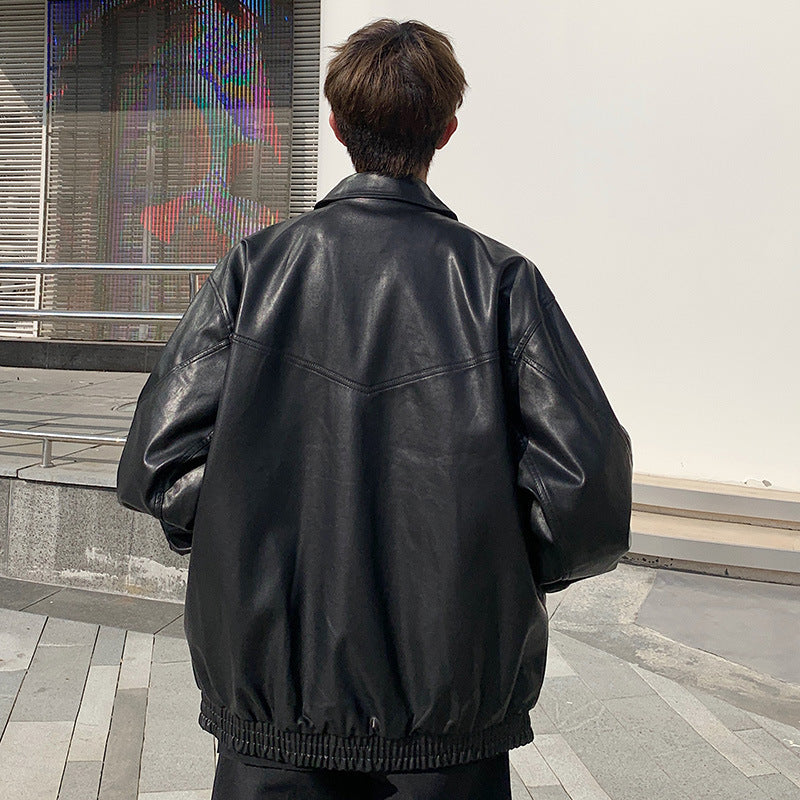 Vintage Paired Jacket For Men Loose Casual