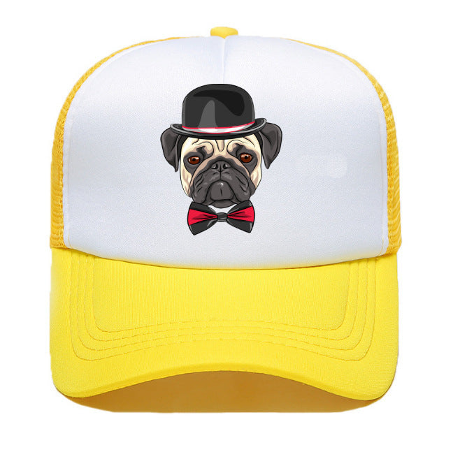 Peaked cap spring and summer net cap