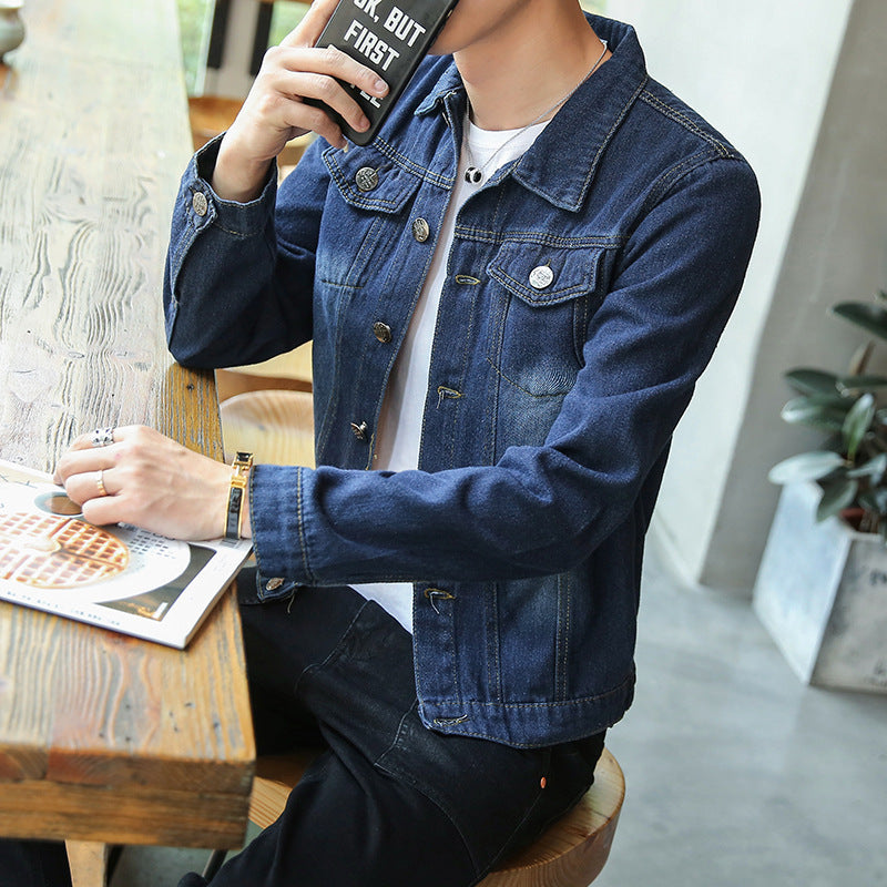 Trendy Youth Denim Jacket For Men
