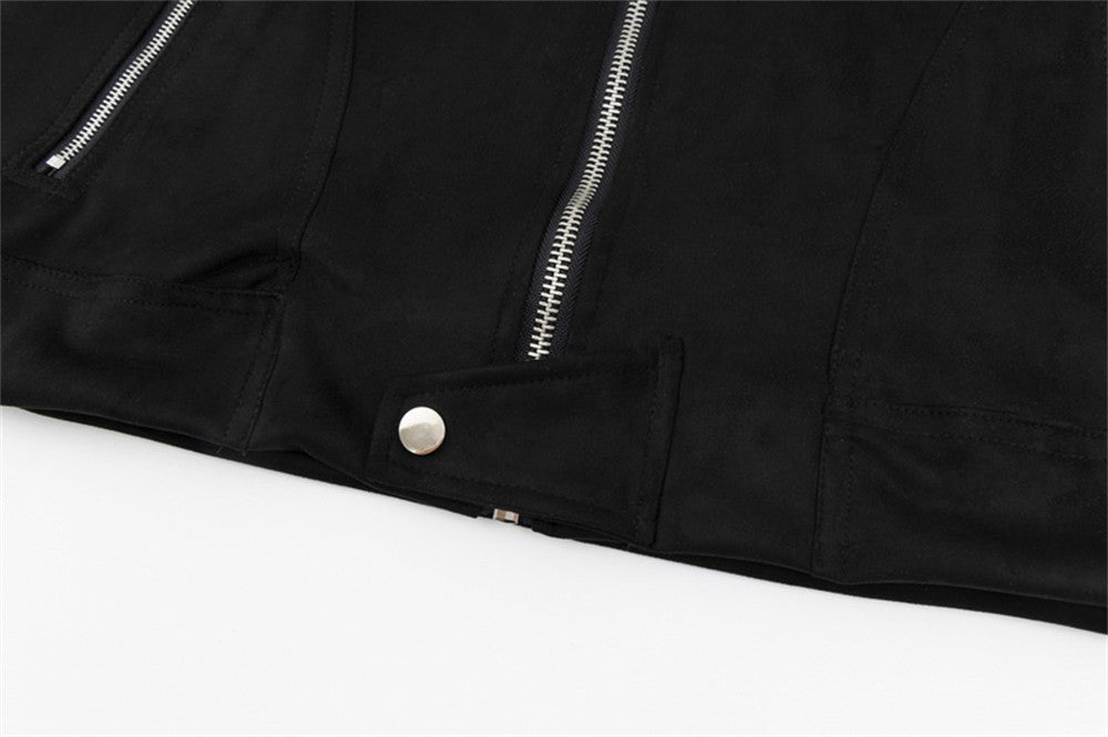 Rivet Zipper Pocket Jacket For Men