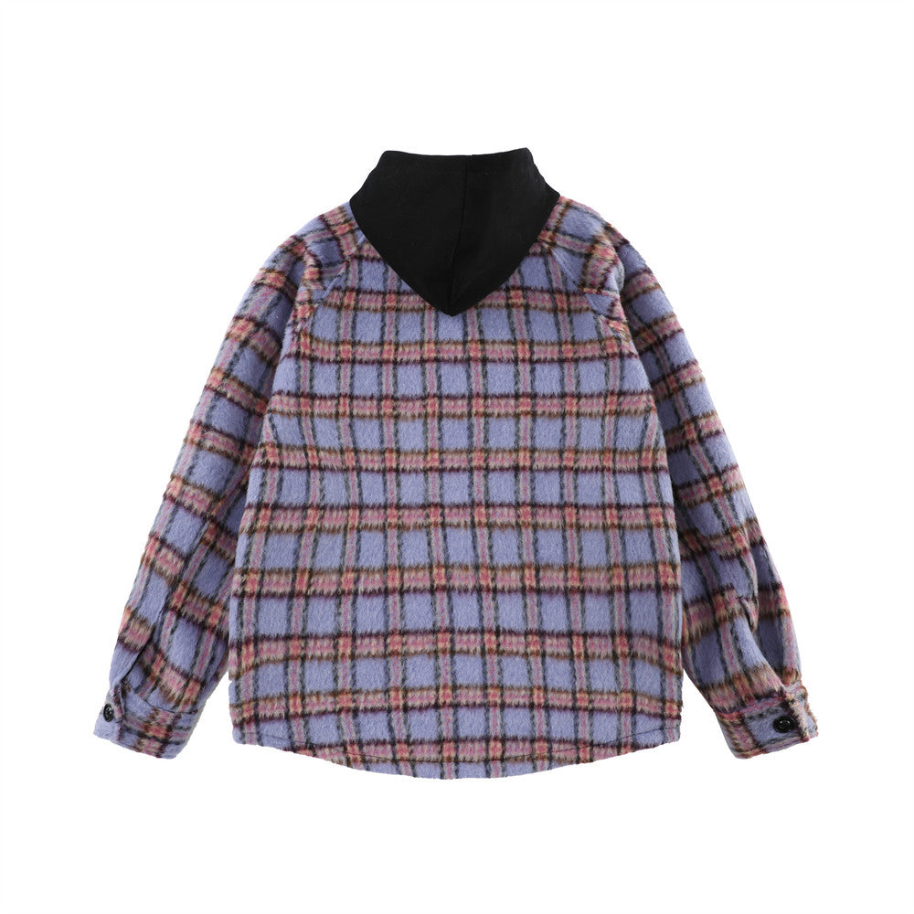 Colorblock Hood Jacket Coat For Men