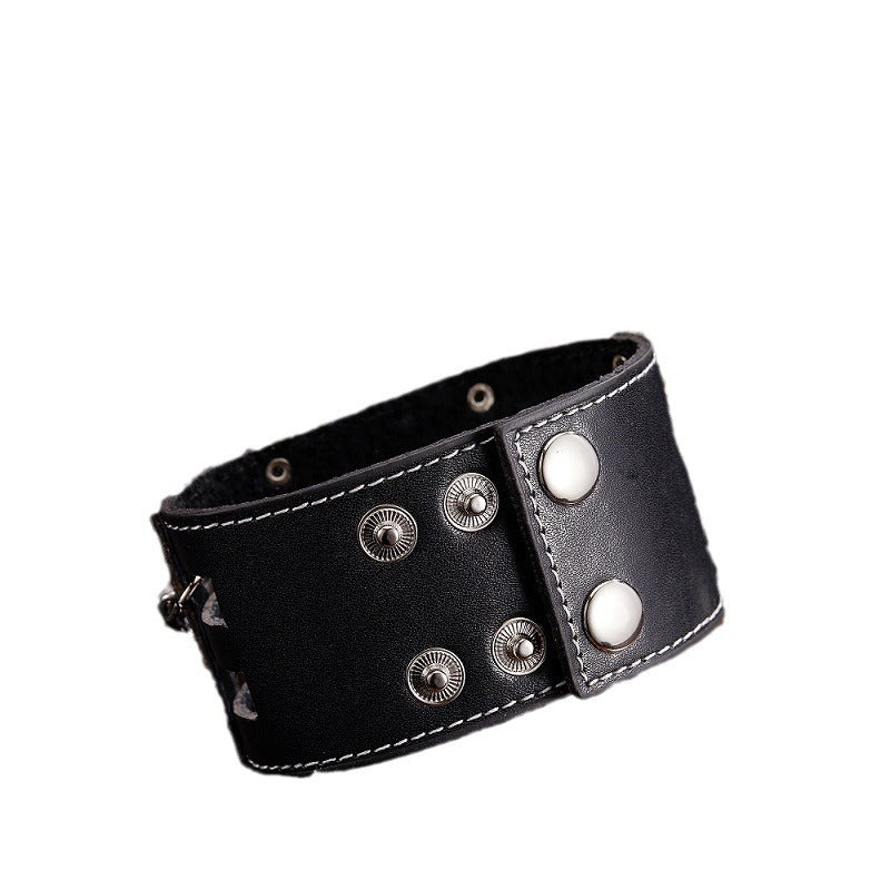 Factory Punk Scorpion Ghost Head Watch Bracelet Belt