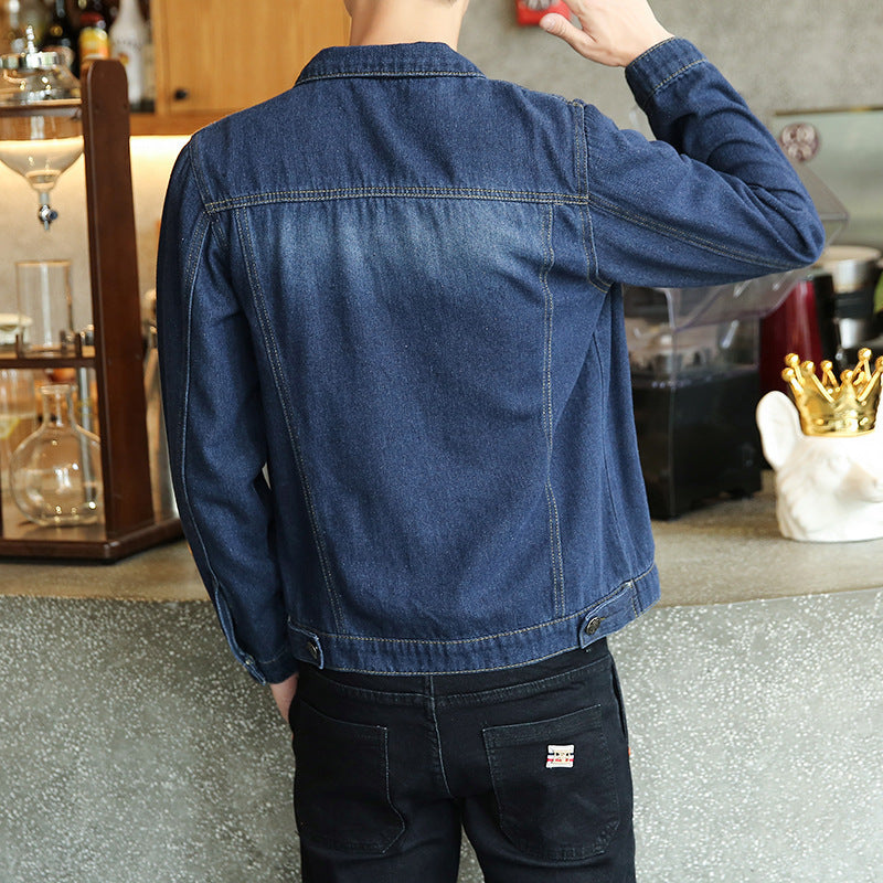 Trendy Youth Denim Jacket For Men
