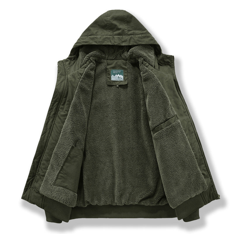 Cashmere Winter Coat For Men Padded Jacket