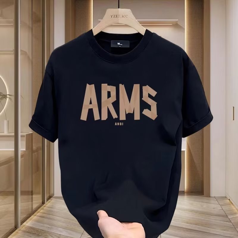 Menswear Clothing Loose Casual Print T-shirt