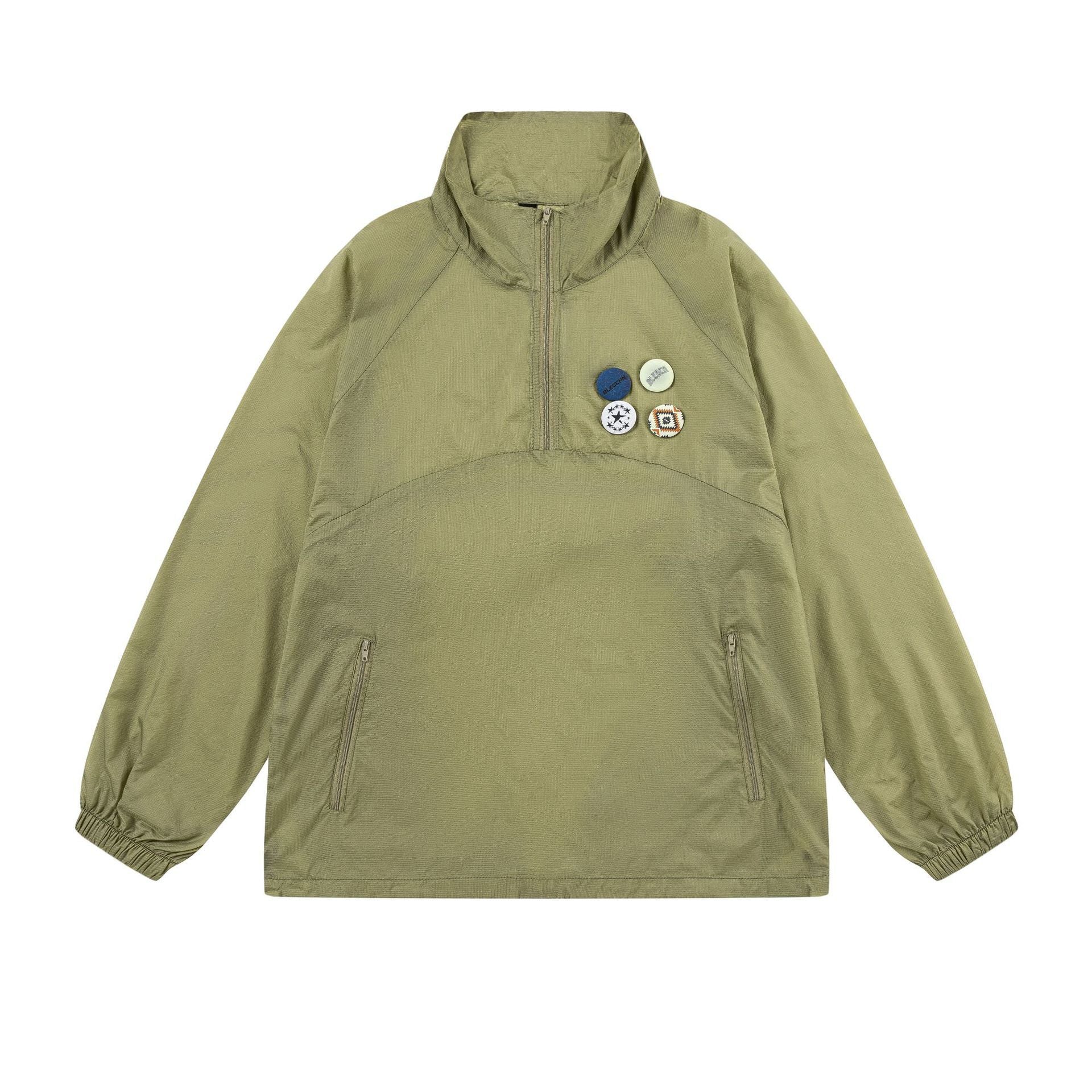 Fashion Half Zipper Pullover Jacket For Men