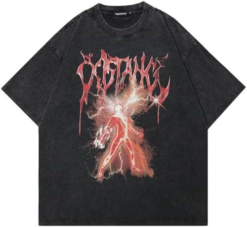 Retro Cotton-padded Clothes T-shirt Street Hip Hop Casual Short Sleeve Men Clothing Top