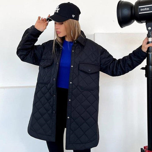 Long Breasted Lapel Cotton Jacket – 25 Edition