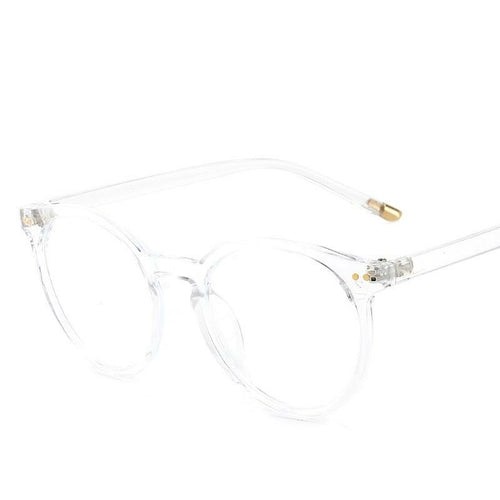 EP Big frame round glasses frame web celebrity anti blue light glasses