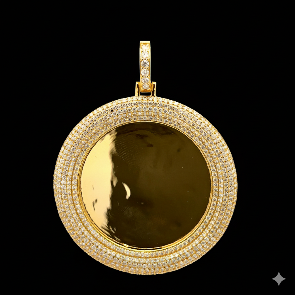 999232 | 925 Moissanite Rhodium Pendants