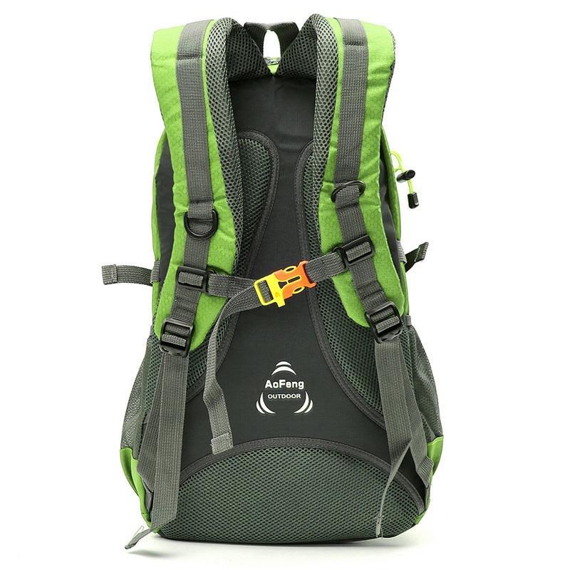 Nylon Mountaineering Outdoor Travel Backpack For Hiking