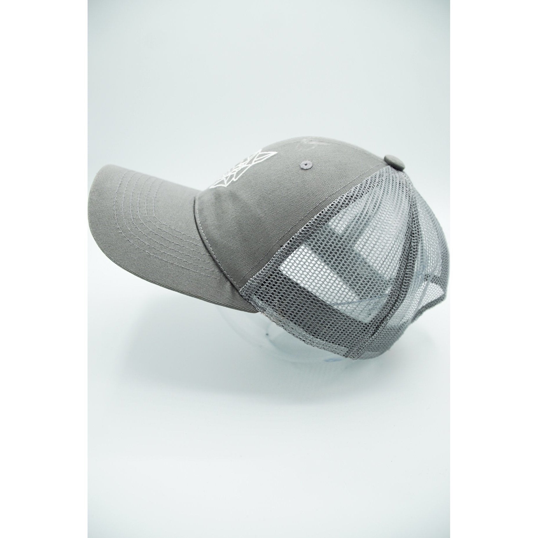 Gun Metal Grey TWL Mesh Trucker Cap