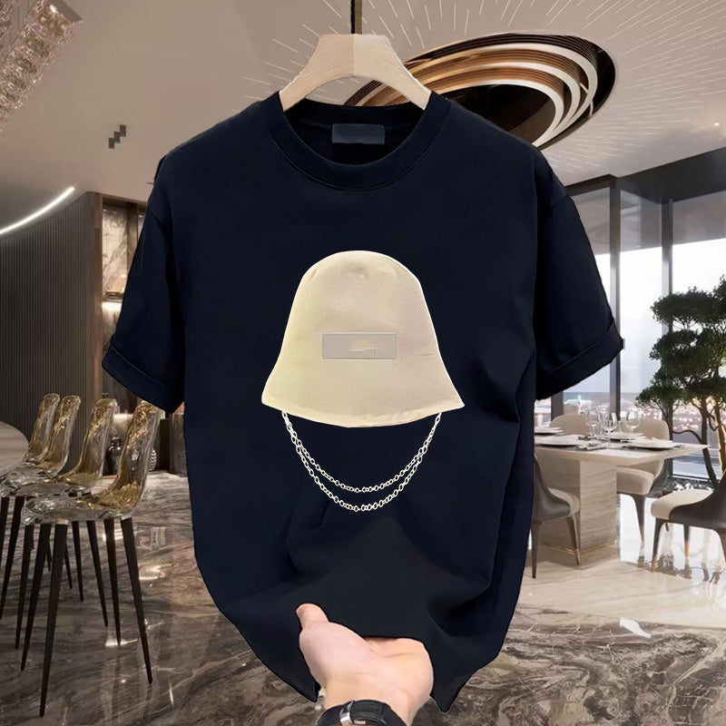 Men's Clothing Versatile Half Sleeve T-shirt