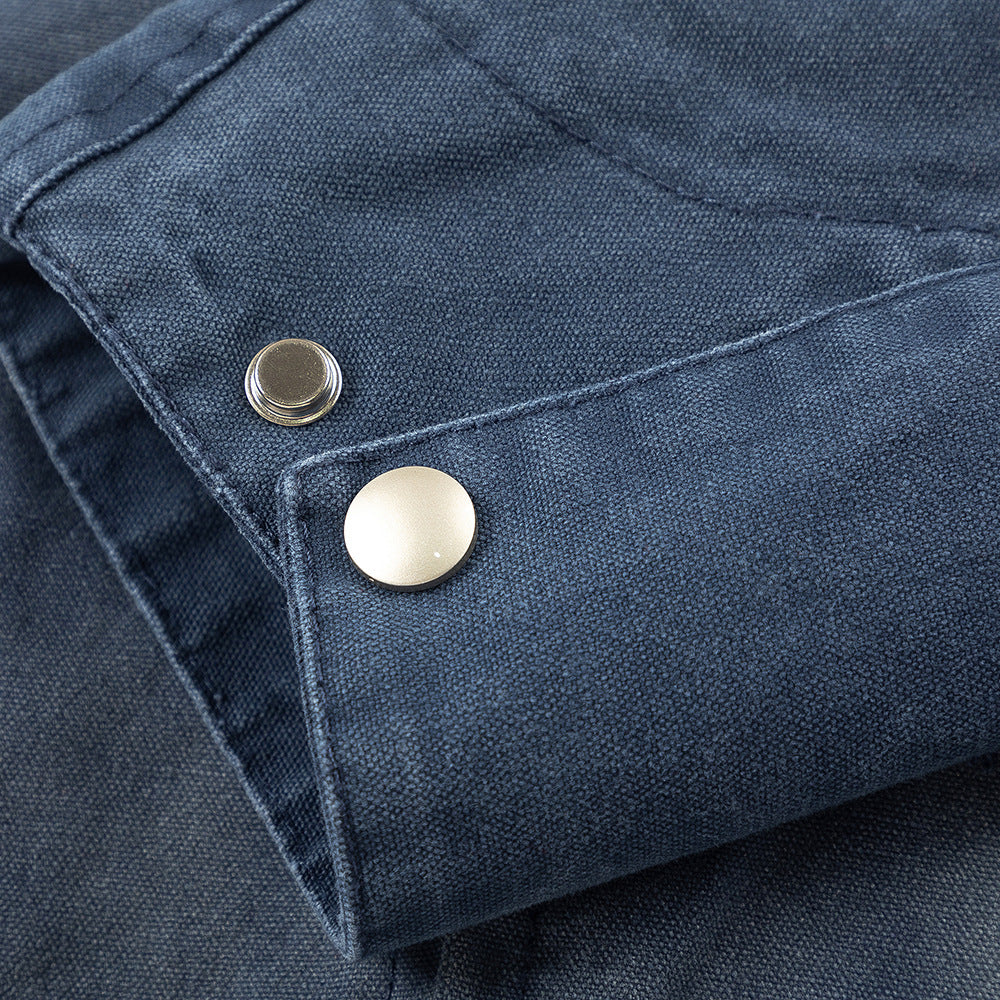 Gradient Inkjet Workwear Jacket For Men