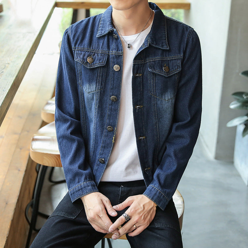 Trendy Youth Denim Jacket For Men