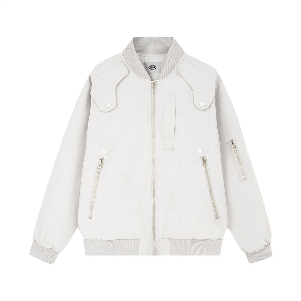 Stand Collar Flying Jacket For Men