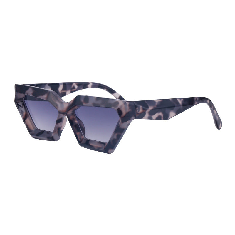 Small Frame Sunglasses Irregular Cat Eye Sunglasses