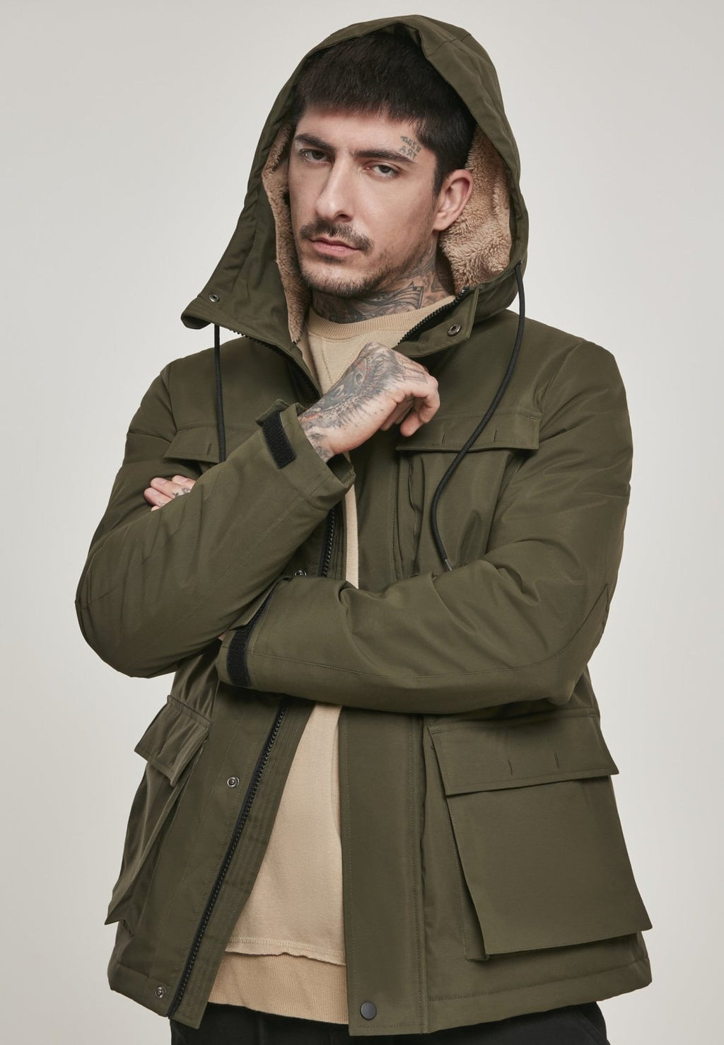 Authentic Hooded Field Jacket - Dark Olive