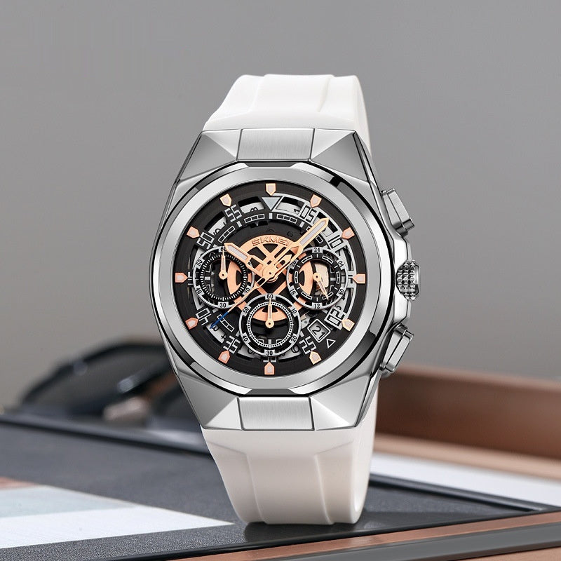 Hollow Sheet Plate Multifunctional Non-mechanical Watch