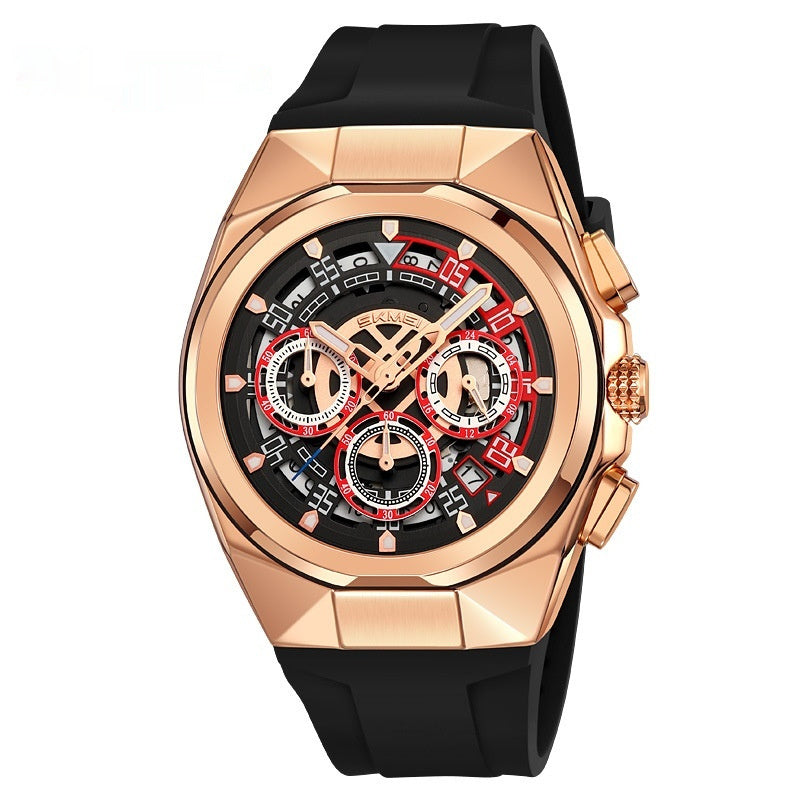 Hollow Sheet Plate Multifunctional Non-mechanical Watch