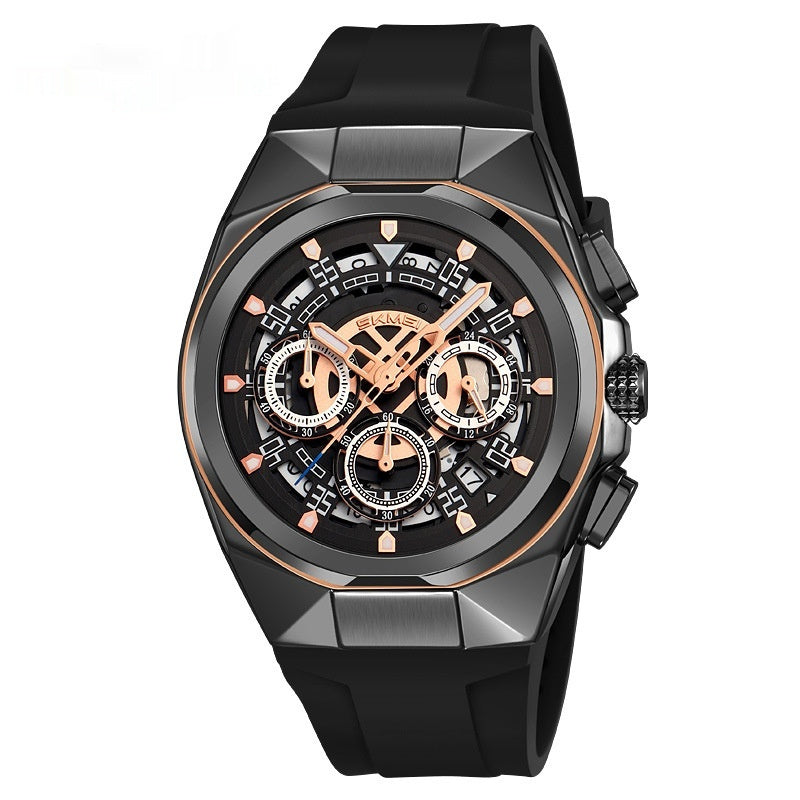 Hollow Sheet Plate Multifunctional Non-mechanical Watch
