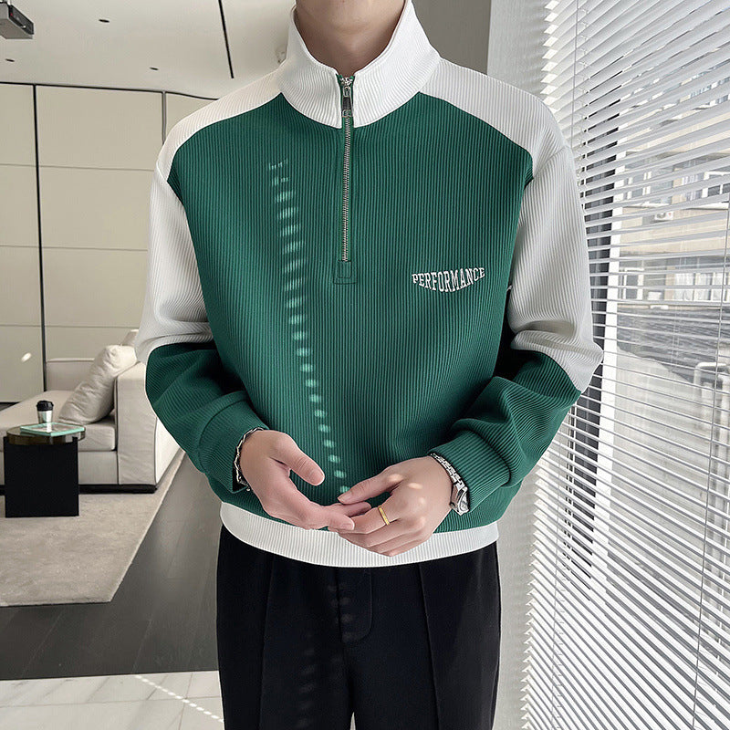 Men's Four Seasons Half-Zip Cotton Jacket